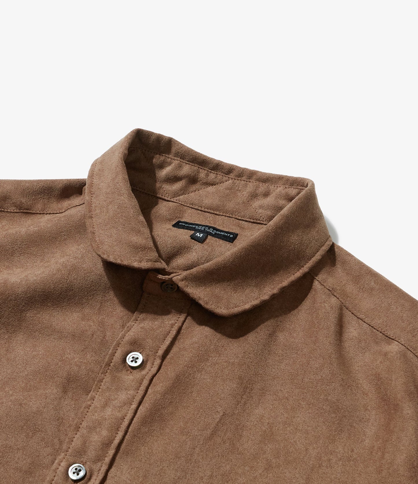 Flared Shirt - Khaki Polyester