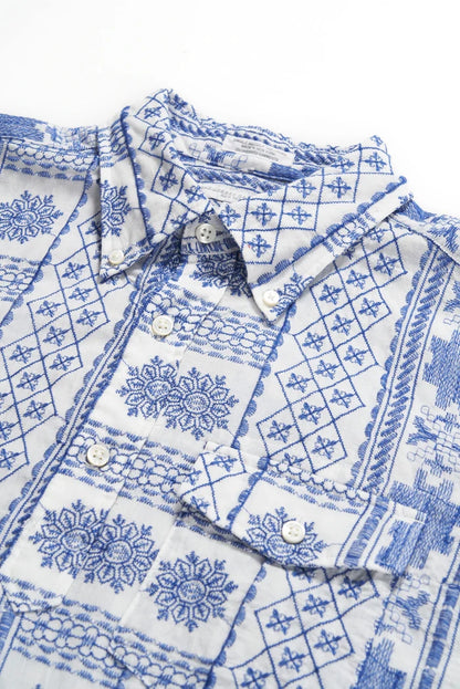 Popover BD Shirt - Blue/White CP Embroidery