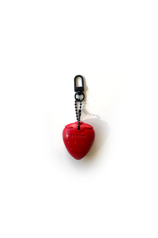 Farm Crayon Key Ring - Strawberry