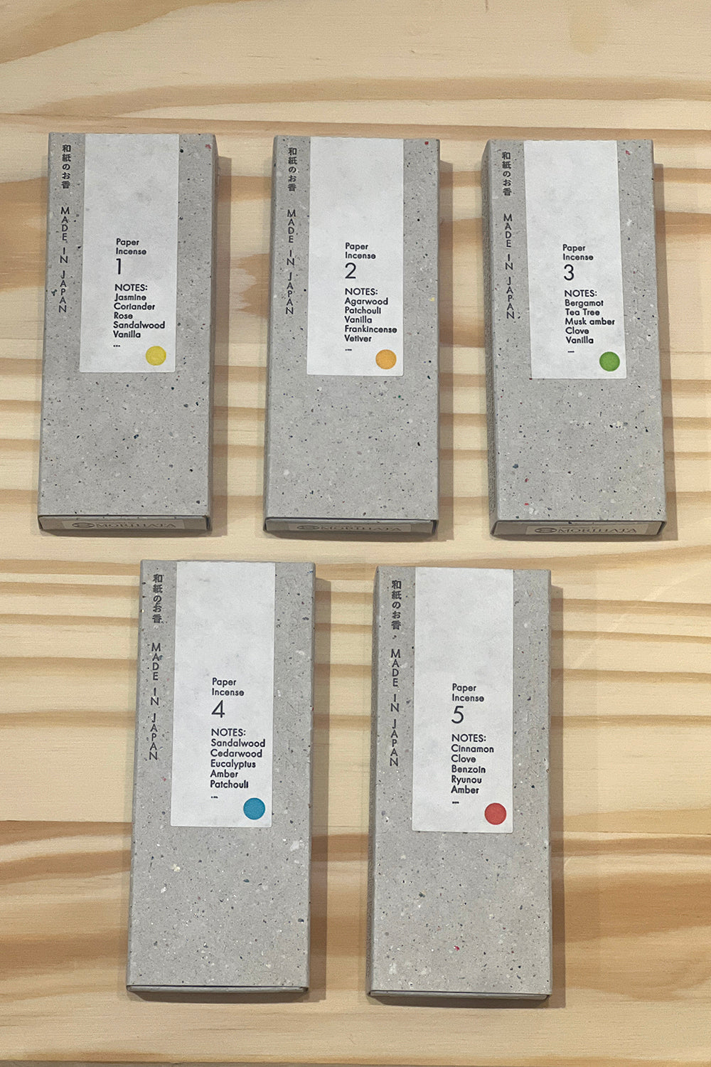 Washi Paper Incense Strips - #3 Deep Citrus