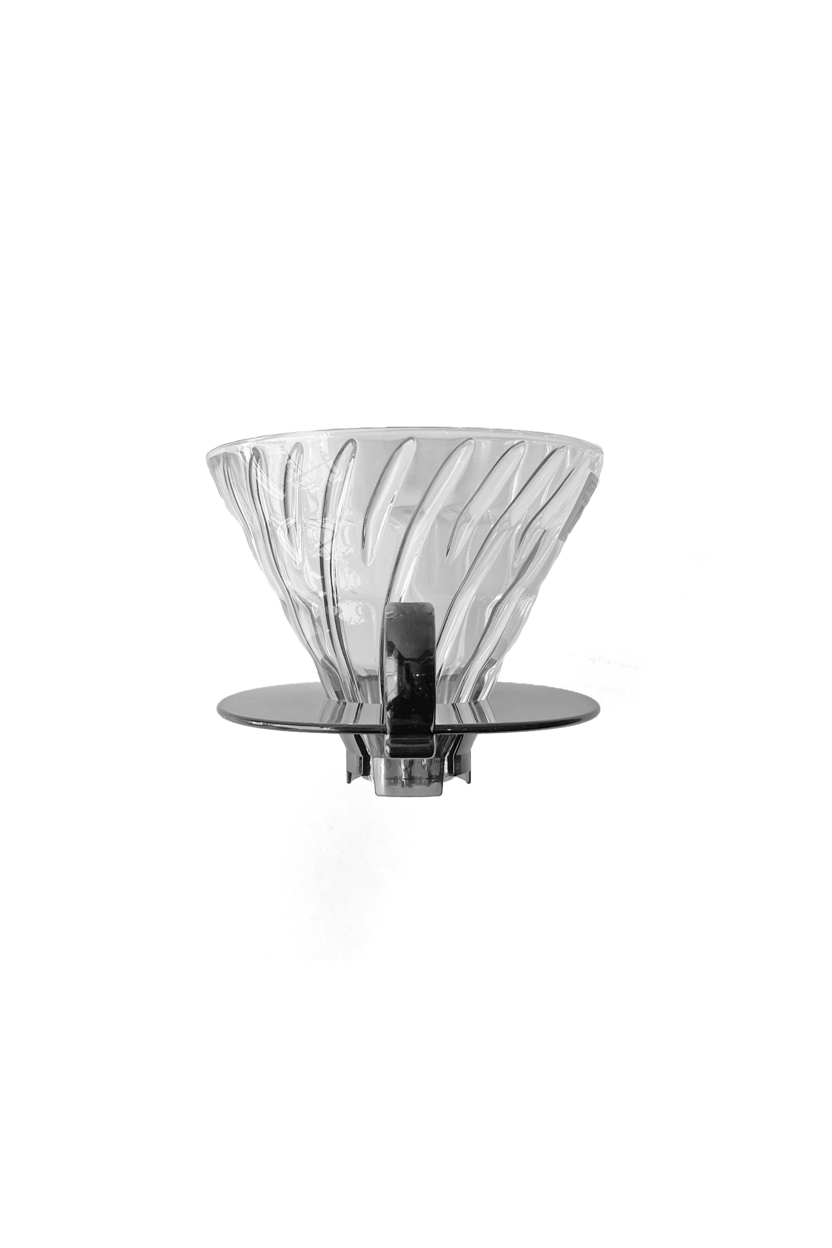 V60 Glass Coffee Dripper 02 with Round Base