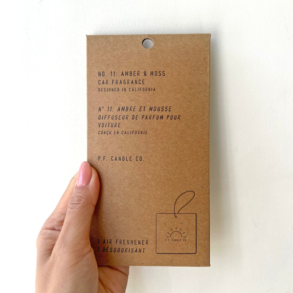 Amber & Moss - Car Fragrance