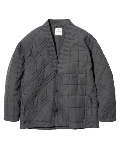 Upcycled Cotton Quilted Jacket - Black