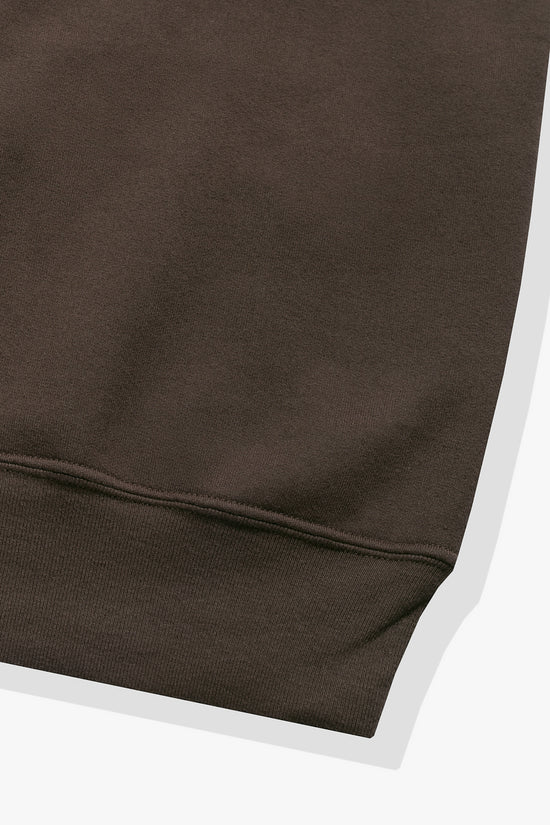 Quarter Zip Sweatshirt - Black Olive