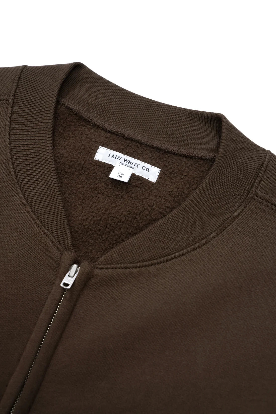 Zip Crew Neck - Field Brown