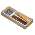 No.10 Olive Wood Folding Fillet Knife with Wood Box & Sheath