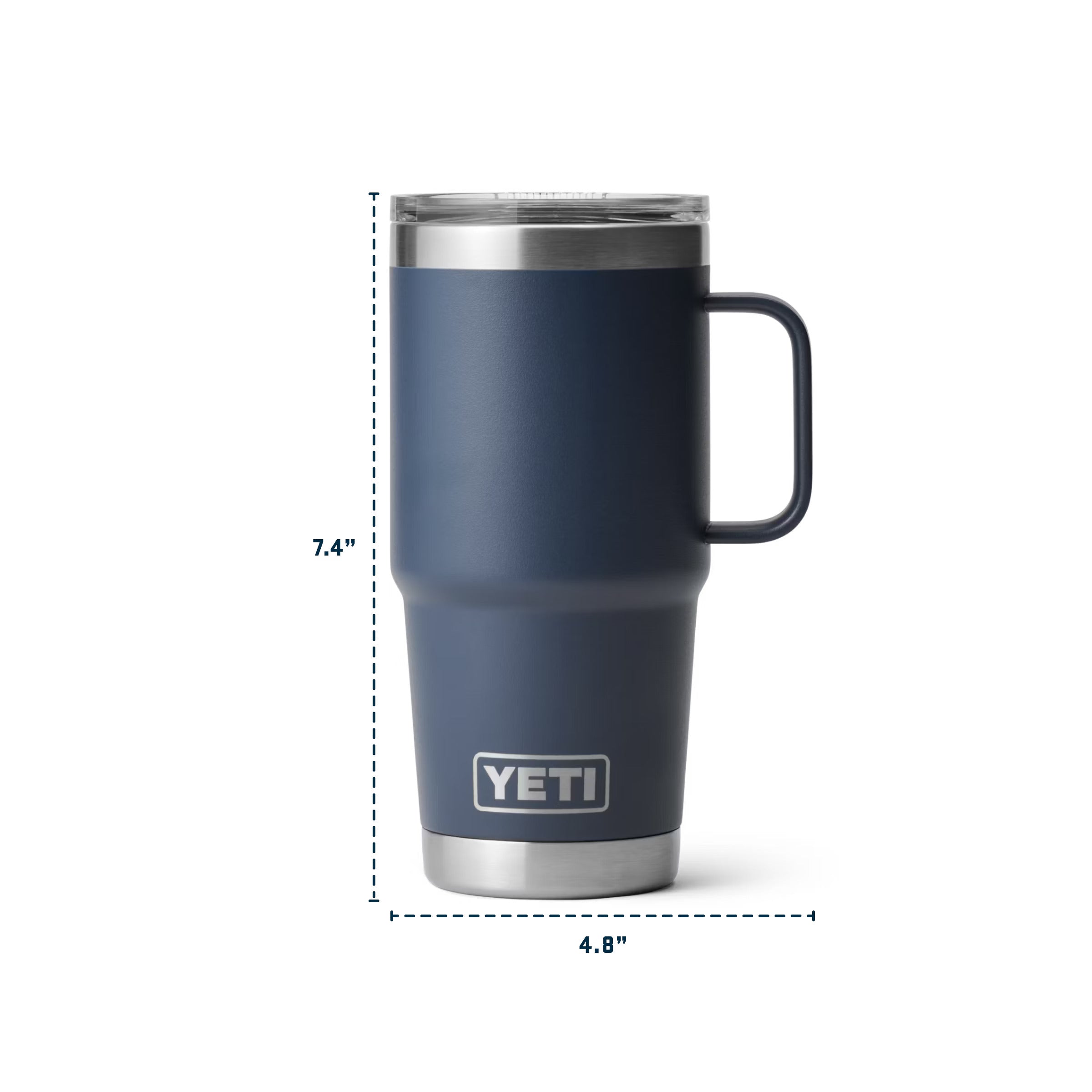 RAMBLER 20 OZ TRAVEL MUG - King Crab Orange