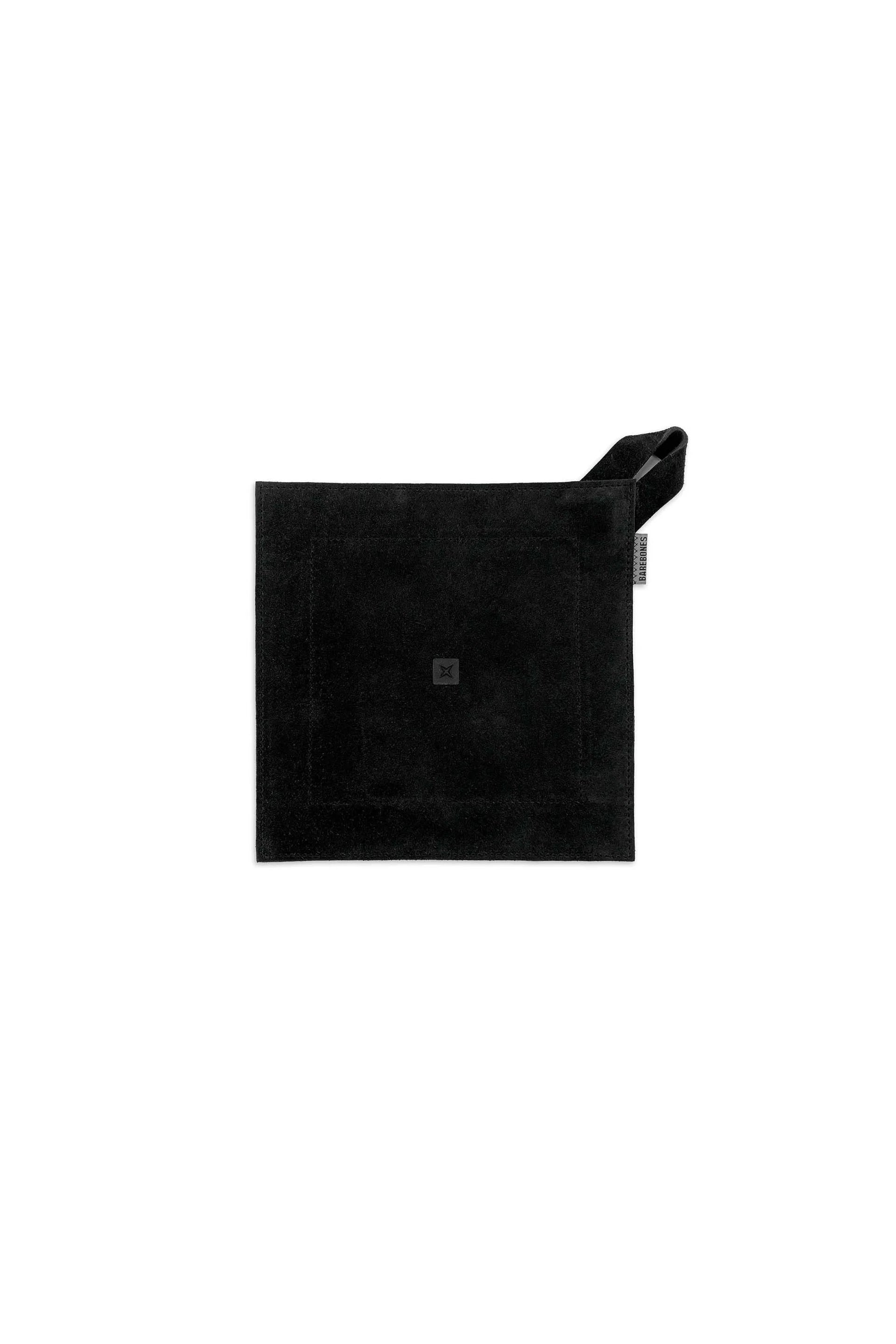 Suede Leather Hot Pad - Black
