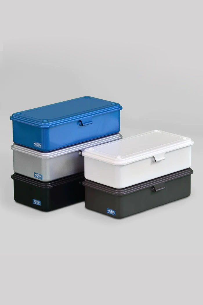 T-190 Steel Stackable Storage Box - Silver