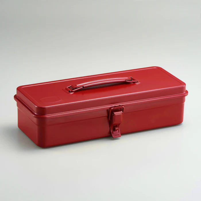 T-320 Steel Toolbox with Top Handle and Flat Lid - Red