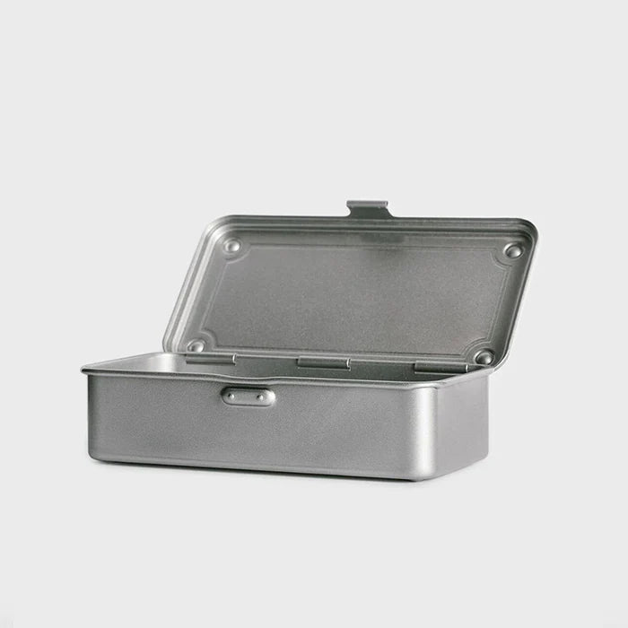 T-190 Steel Stackable Storage Box - Silver