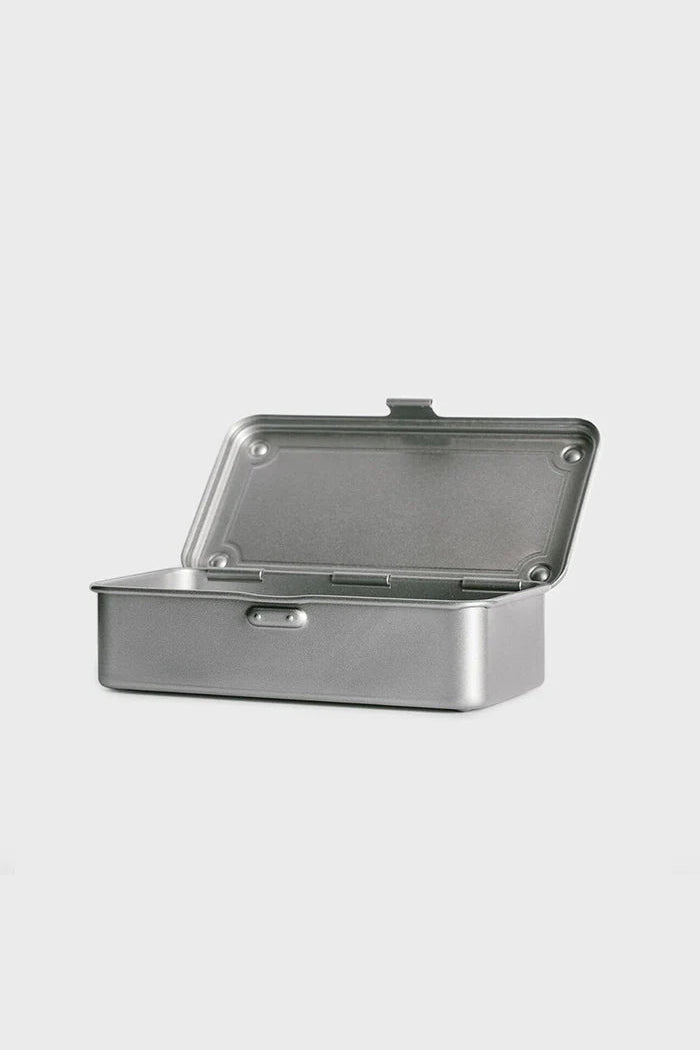 T-190 Steel Stackable Storage Box - Silver