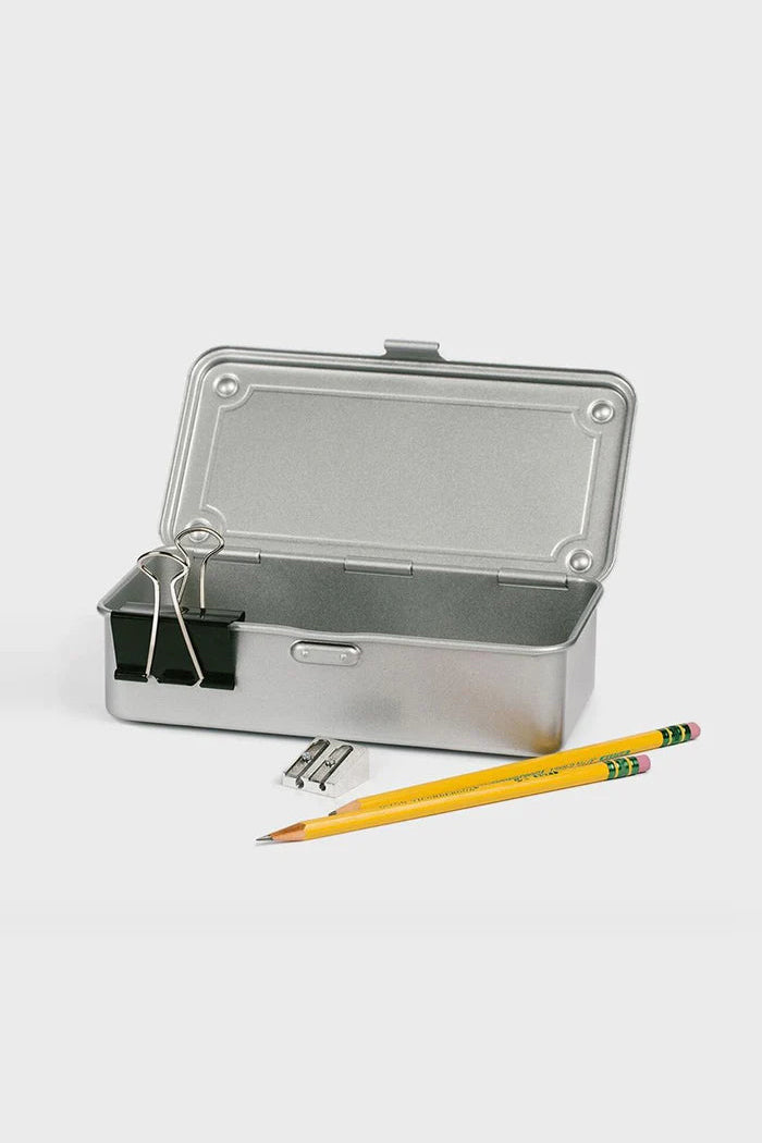 T-190 Steel Stackable Storage Box - Silver