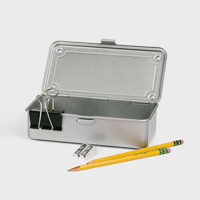 T-190 Steel Stackable Storage Box - Silver