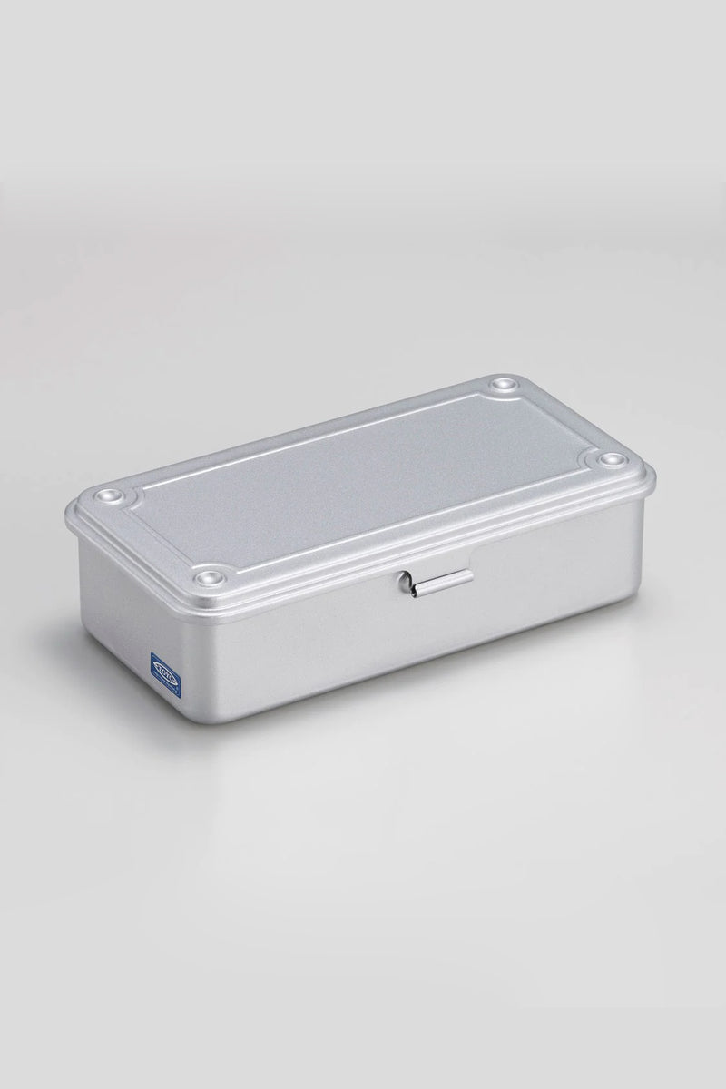 T-190 Steel Stackable Storage Box - Silver