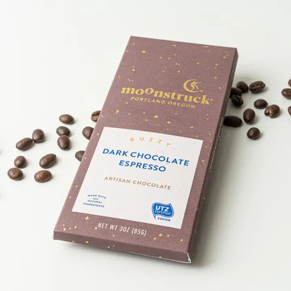 Buzzy Dark Espresso Chocolate Bar