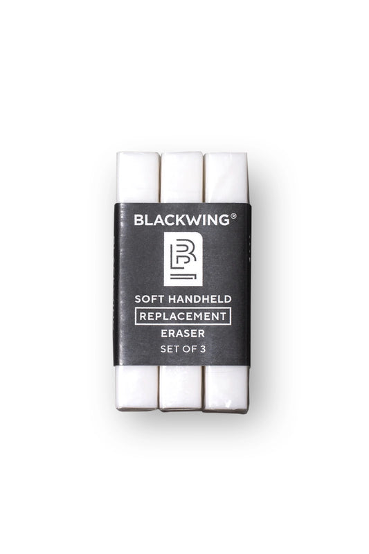 Blackwing Handheld Eraser Replacements - Set of 3