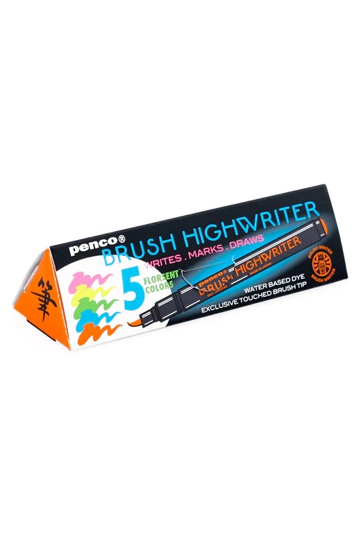 Highlighter Brush Pen Set