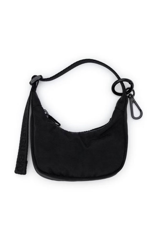 Crescent Bag Charm - Black