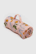 Puffy Picnic Blanket - Apricots & Ribbons