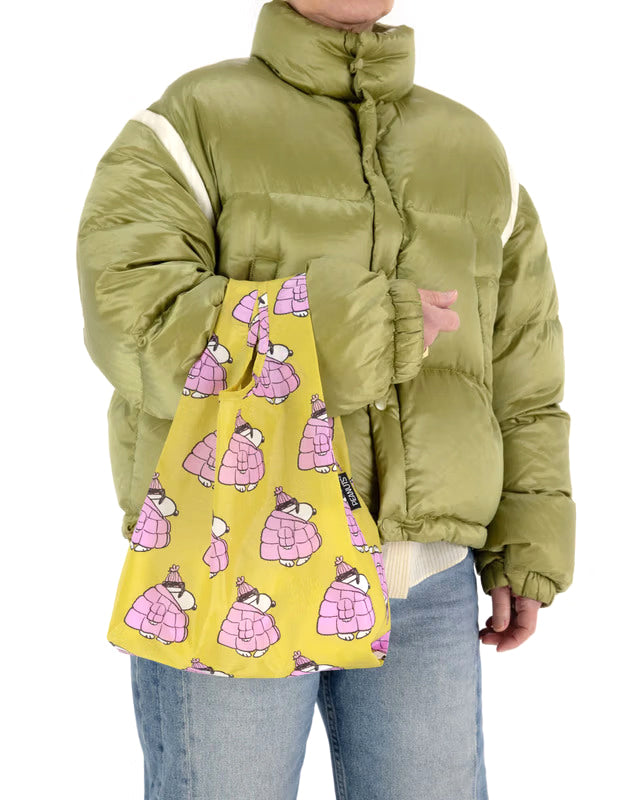 Baby Baggu x Peanut - Puffer Snoopy Pink