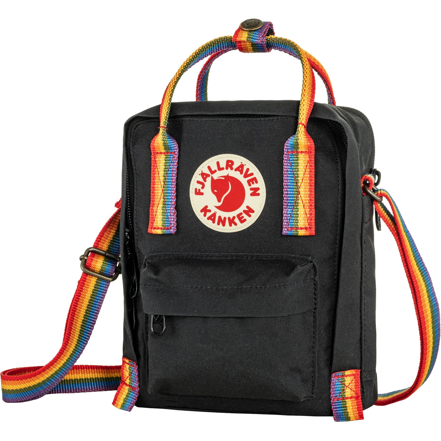 Kanken Rainbow Sling - Black Rainbow