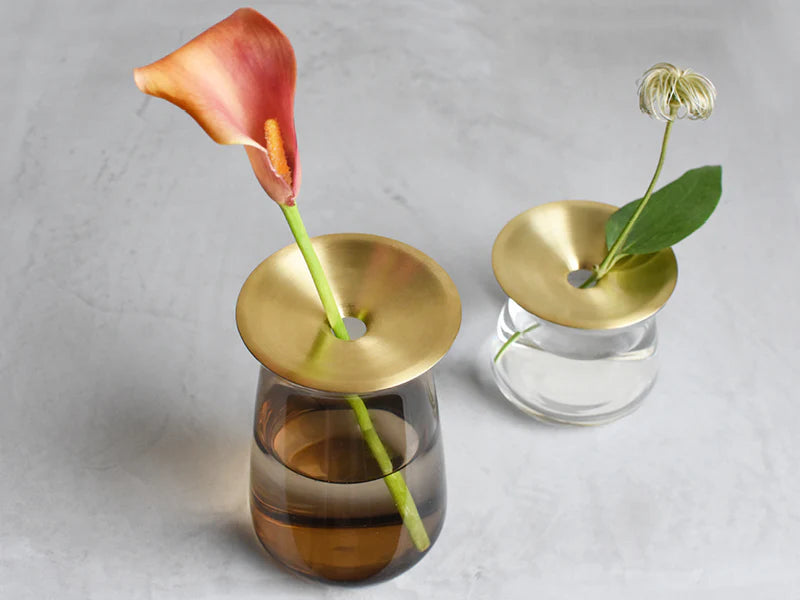 LUNA vase 80x130mm brown