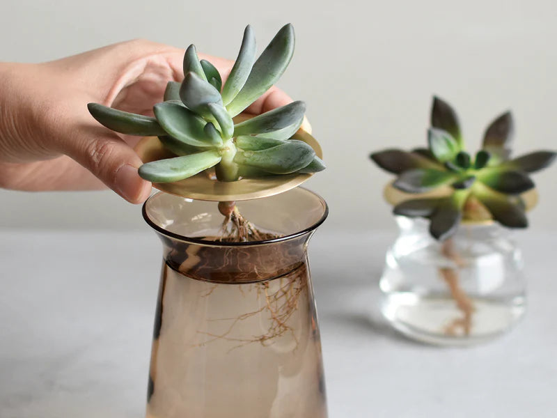 LUNA vase 80x130mm brown