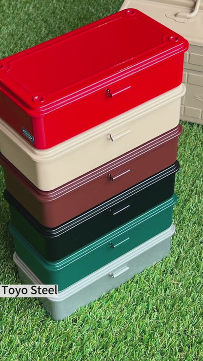 T-190 Steel Stackable Storage Box - Silver