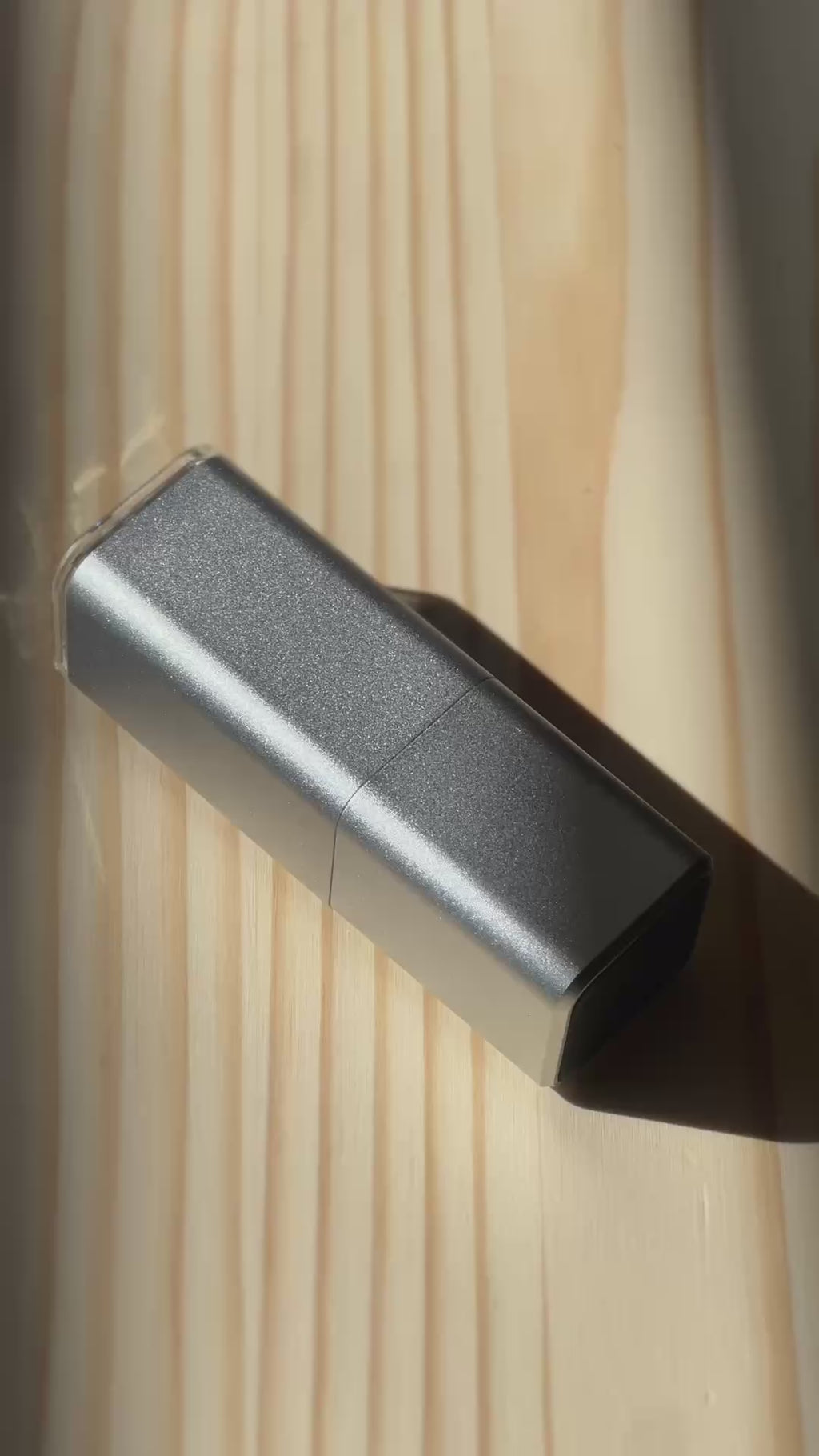 "Prism" Ceramic Coffee Mill - Silver