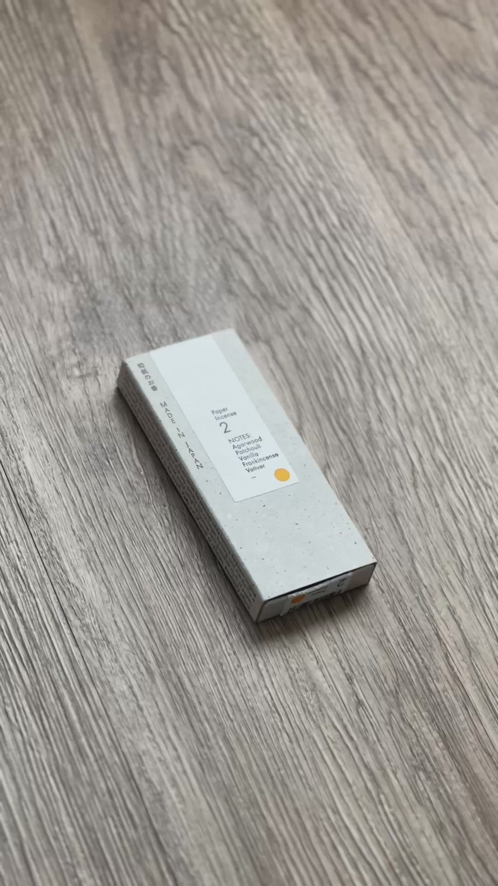 Washi Paper Incense Strips - #5 Smoky Comfort