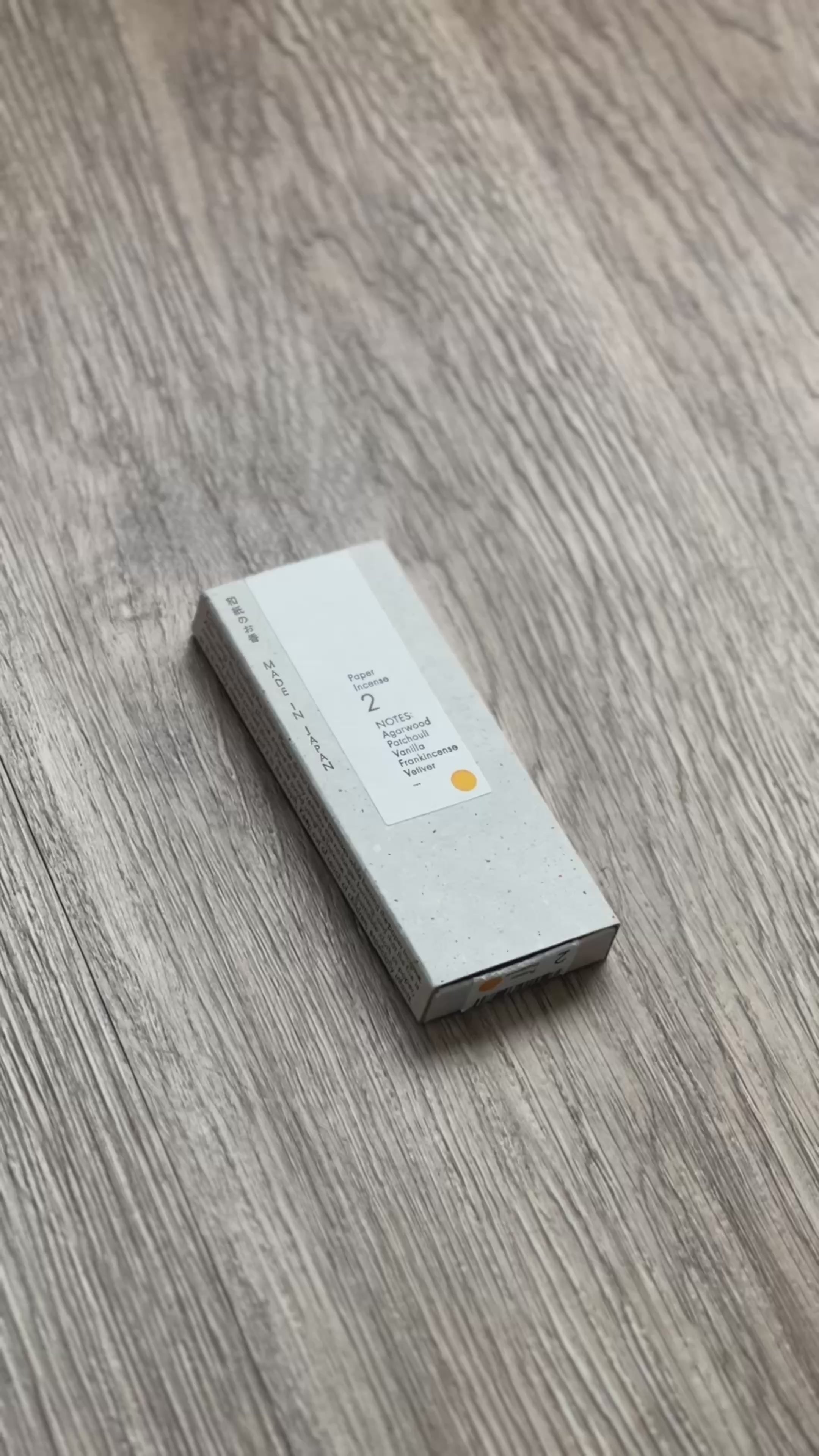 Washi Paper Incense Strips - #5 Smoky Comfort