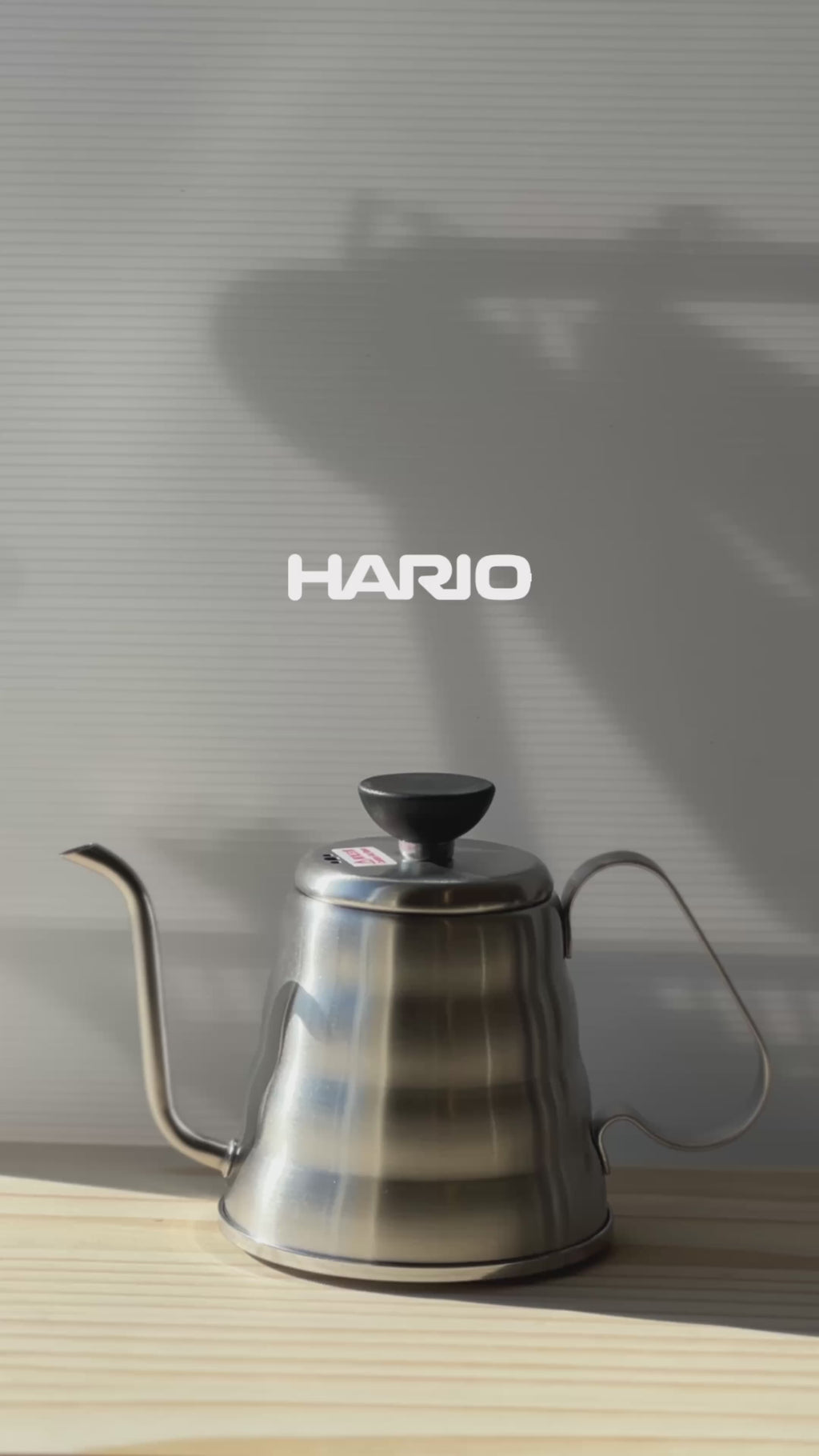 Outdoor V60 "Buono" Metal Drip Kettle - Silver 500ml