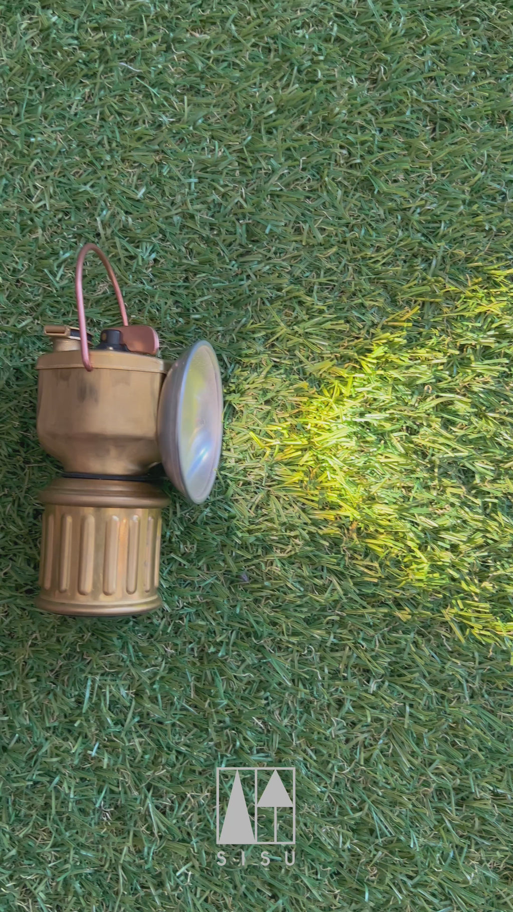Miners Lantern - Brass