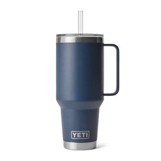RAMBLER 42 OZ STRAW MUG - Navy