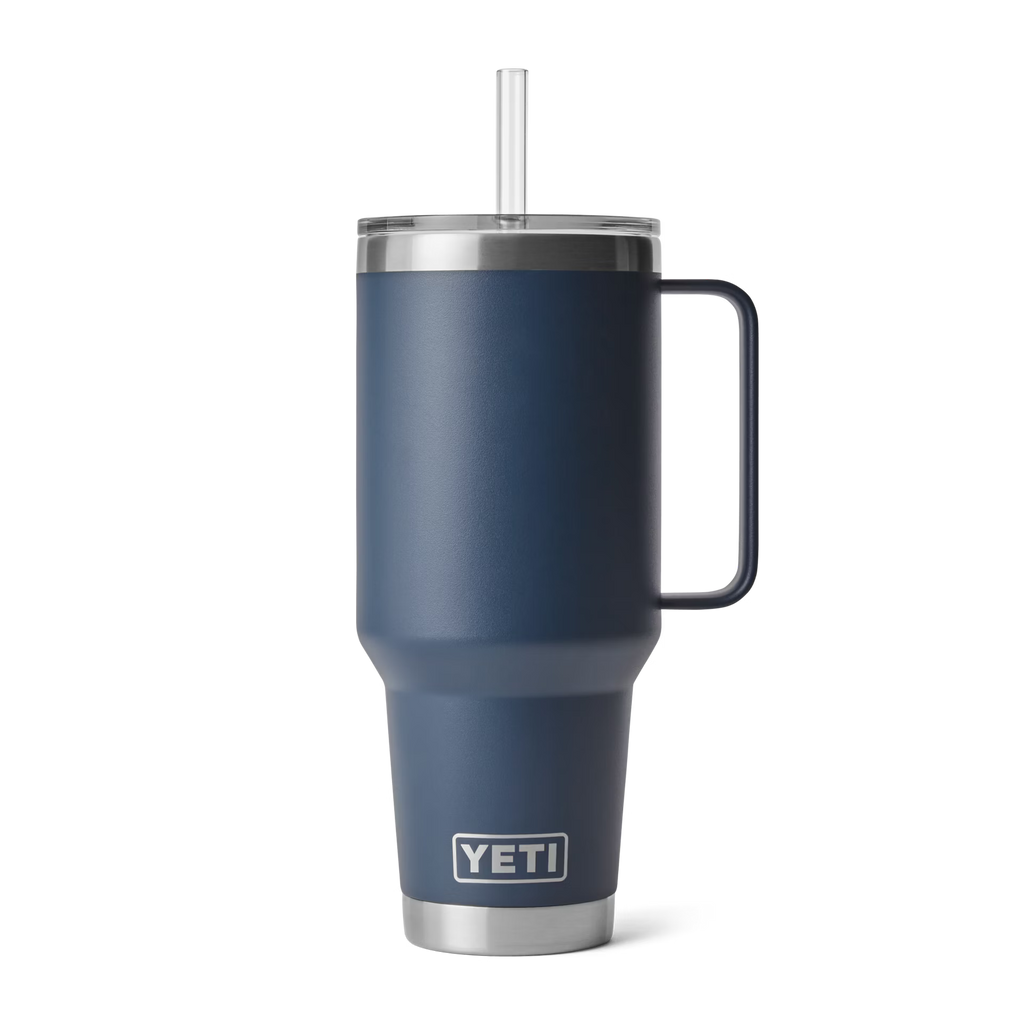 RAMBLER 42 OZ STRAW MUG - Navy