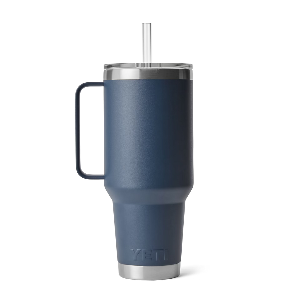 RAMBLER 42 OZ STRAW MUG - Navy
