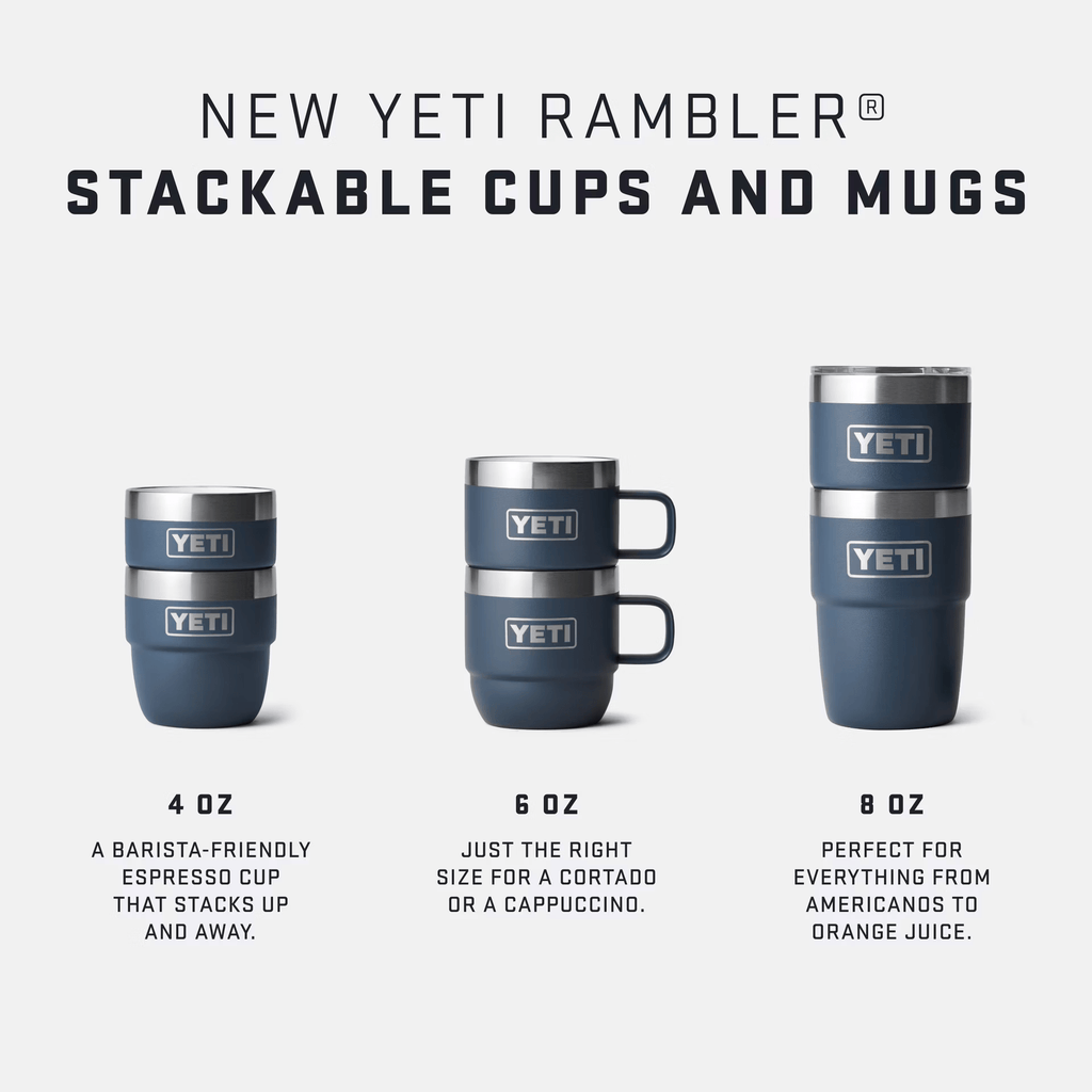 RAMBLER 4 OZ CUP 2PK - Camp Green