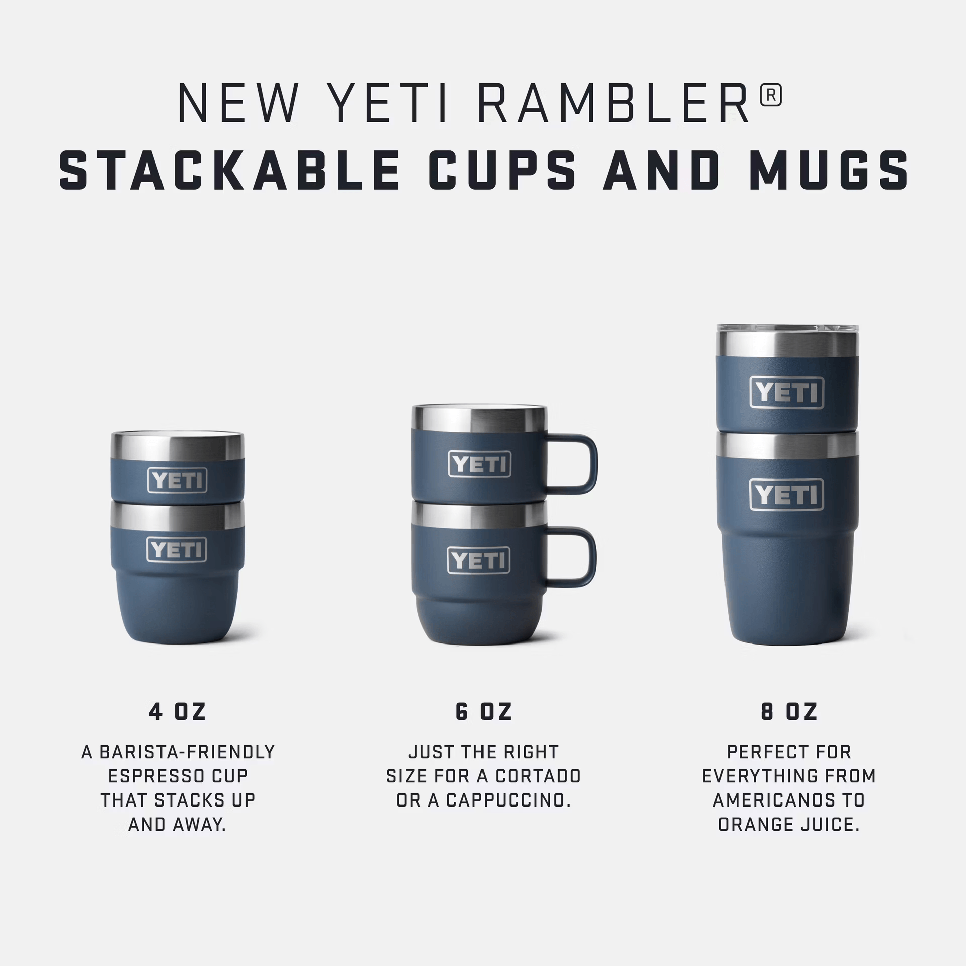 RAMBLER 4 OZ CUP 2PK - Camp Green