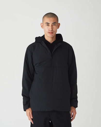 Flexible Insulated Half Zip Pullover - Black