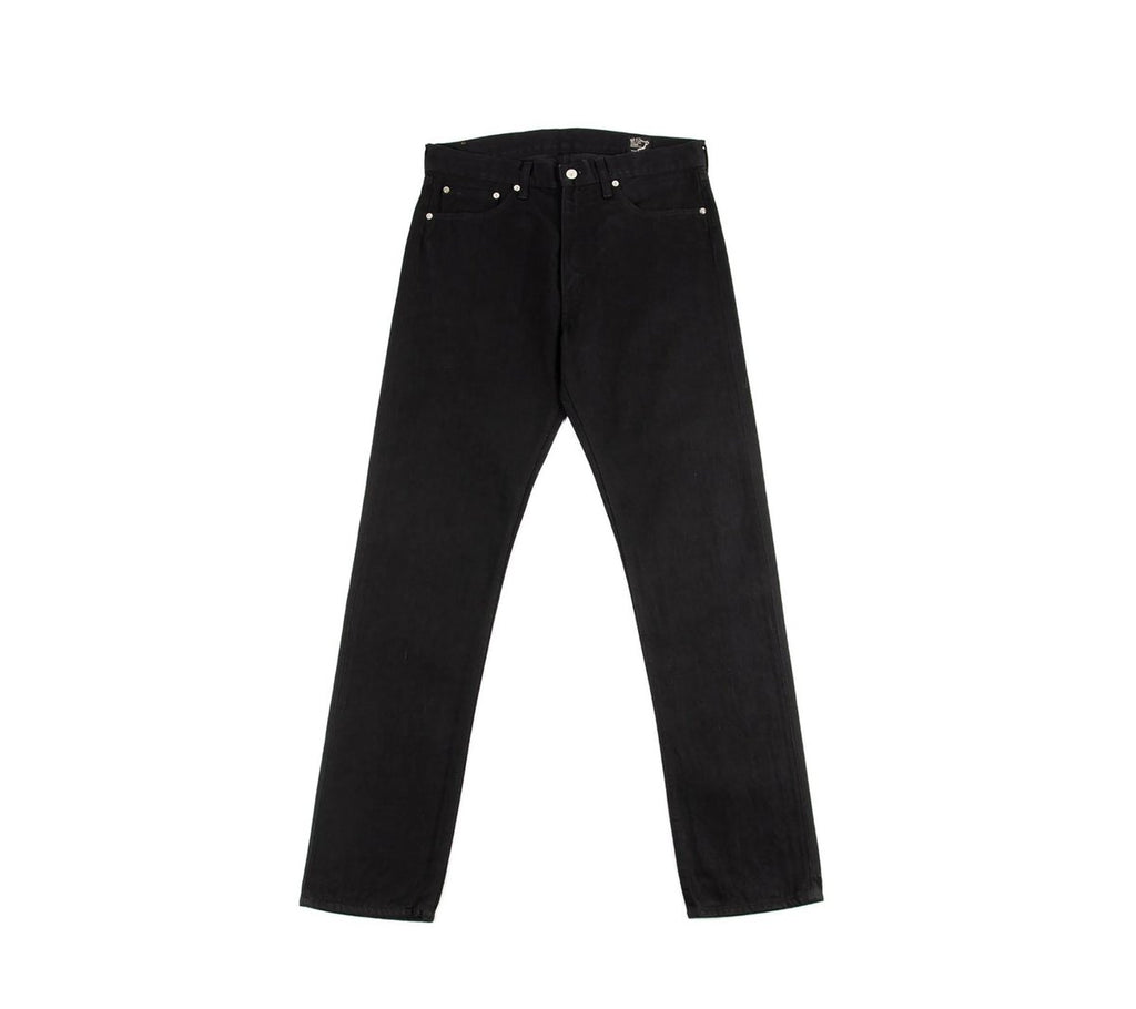 107 Ivy Fit Selvedge Denim - Black Denim
