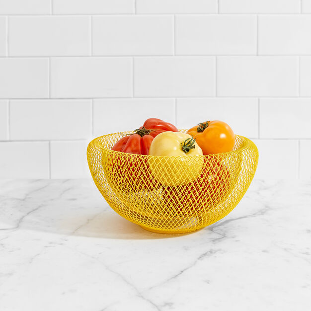 Wire Mesh Bowls - Yellow