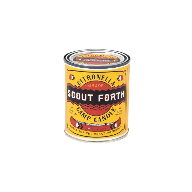 Scout Forth Citronella Camp Candle 1/2 Pint