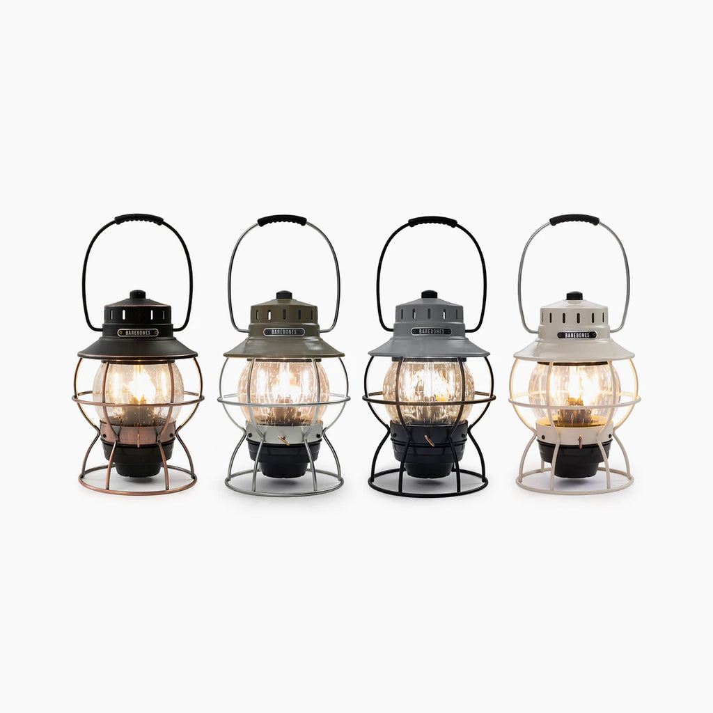 Railroad Lantern - Vintage White