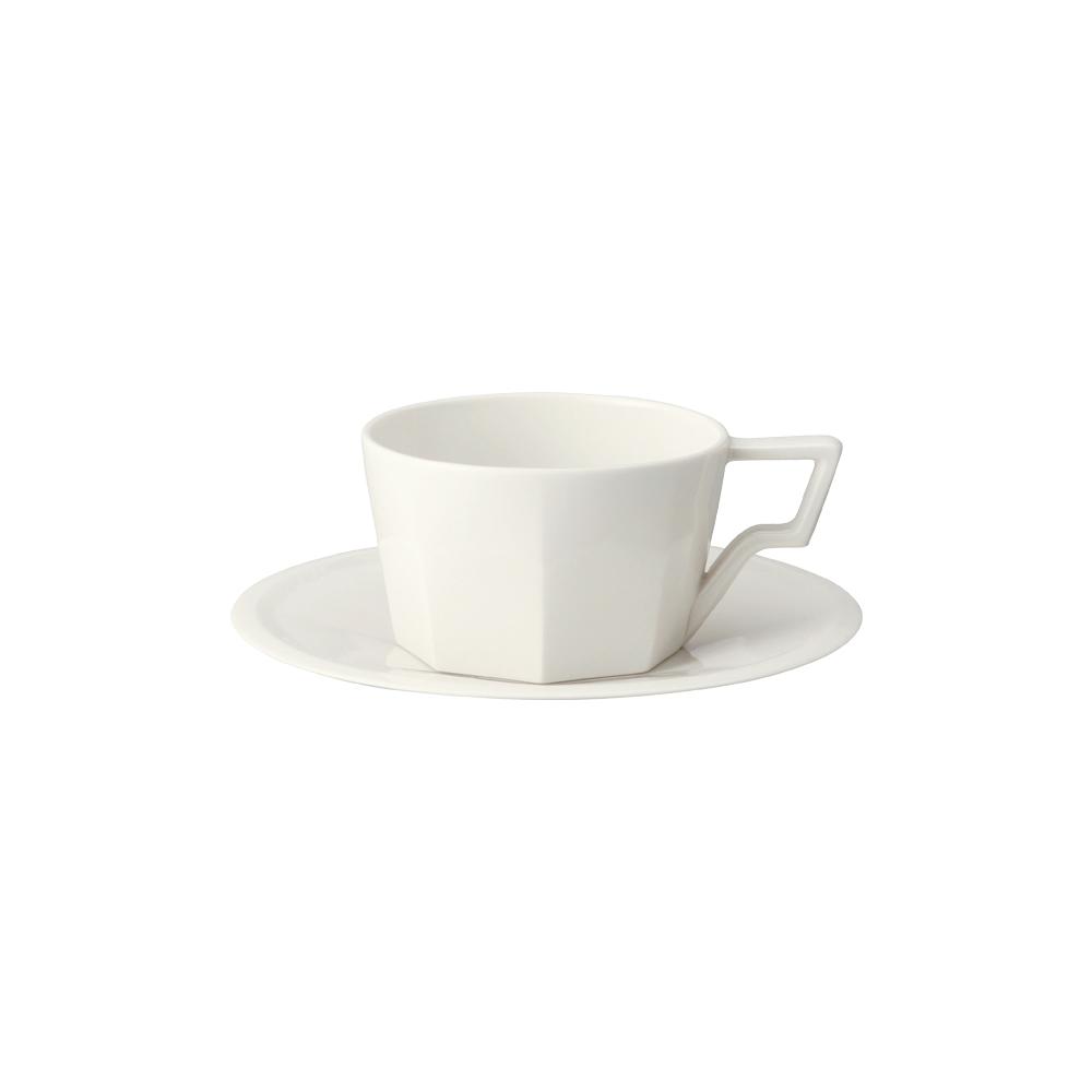 OCT cup & saucer 300ml / 10oz - White