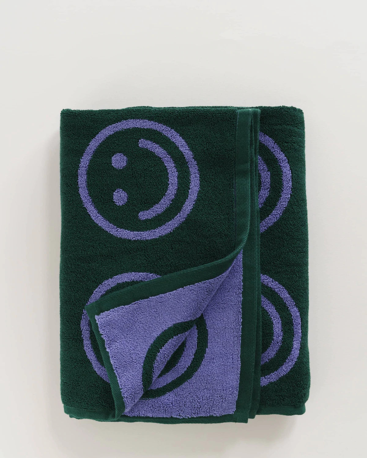 Bath Towel - Evergreen Happy