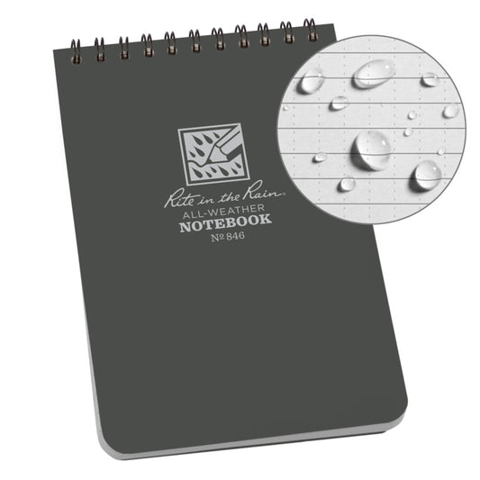 4 x 6 Notebook - Gray