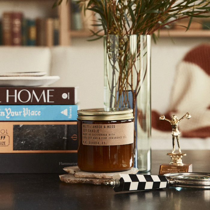 Amber & Moss - 12.5 OZ Large Soy Candle