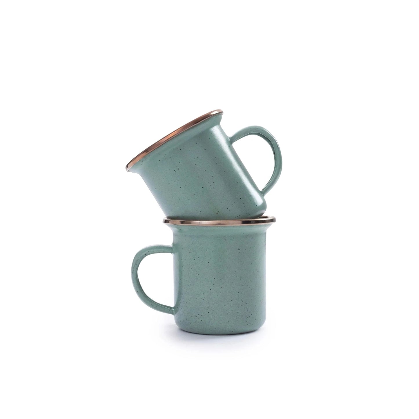 Enamel Espresso Cup Set - Mint
