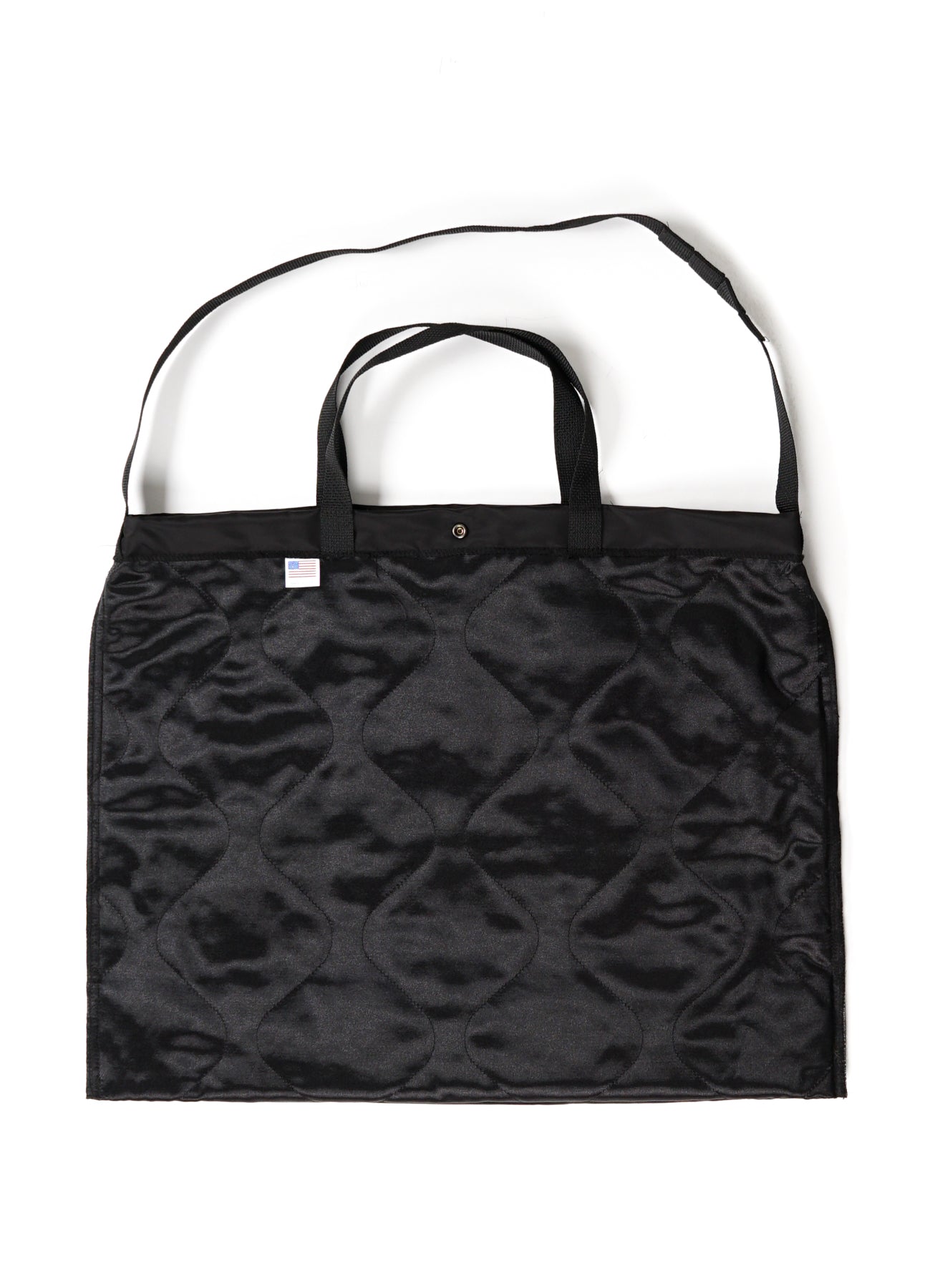 Carry All Tote - Black Flight Satin Nylon